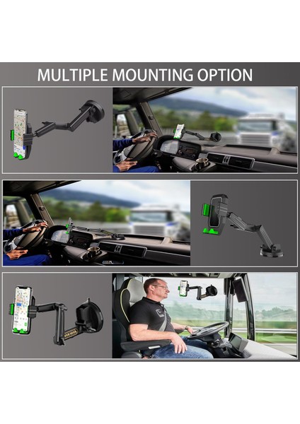 Kamyon Telefon Tutucu Montajı, Kamyon Kontrol Paneli Ön Camı Için Ağır Hizmet Telefon Tutucu, 16,9 Inç Uzun Kol, Mukavemetli Vantuz Anti-Sarsıntı, Tüm Telefon ve Kamyonet ile Uyuml (Yurt Dışından) fiyatları