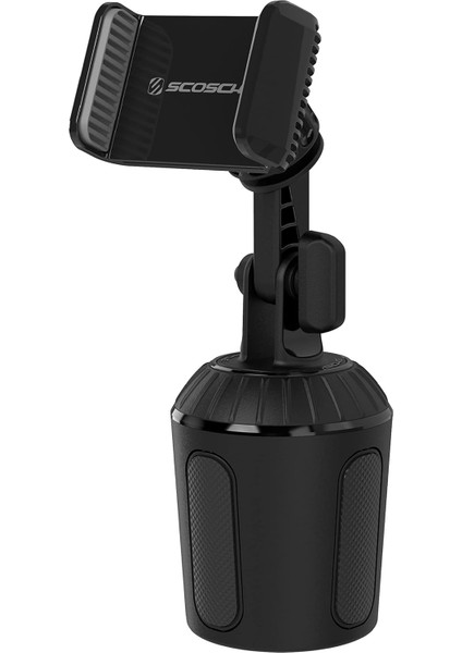 UHCUP2M-SP1 Ayarlanabilir Kollar ve Ayarlanabilir Taban ile Evrensel Bardak Telefon Tutucu Montajı, Bardak Tutucuya Sığacak Şekilde Genişler, 360 Derece Görünüm Döndürme (Yurt Dışından)