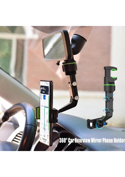 Rotado Grip Telefon Tutucu, Rotato Grip Cep Telefonu Tutucu, Rotatogrip Telefon Tutucu, Rotator Grip Telefon Tutucu, Araç Telefon Tutucu Dikiz Aynası Montajı (1pcs-B) (Yurt Dışından) modelleri