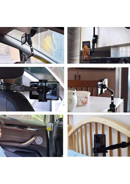 Rotado Grip Telefon Tutucu, Rotato Grip Cep Telefonu Tutucu, Rotatogrip Telefon Tutucu, Rotator Grip Telefon Tutucu, Araç Telefon Tutucu Dikiz Aynası Montajı (1pcs-B) (Yurt Dışından) indirimleri