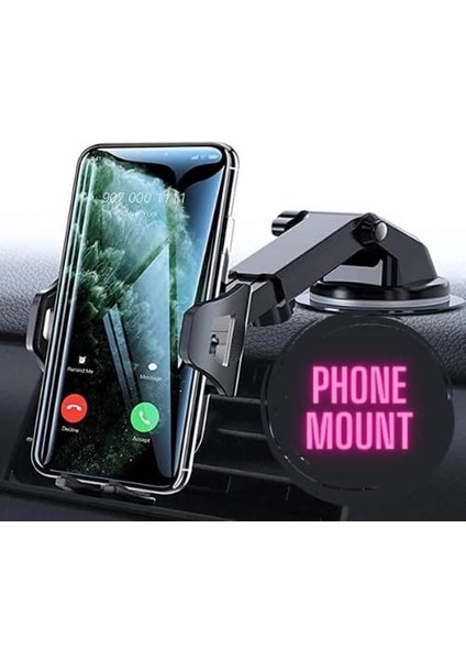 Araba Için Cep Telefonu Tutacağı [sağlam ve Dayanıklı] Araç Telefonu Tutacağı Ön Panel Için Montaj Yeri Ön Cam Havalandırma Uzun Kol Güçlü Emişli Cep Telefonu Araç Montajı Kalın Kı (Yurt Dışından) fiyatları