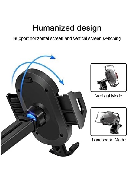 Araba Için Cep Telefonu Tutacağı [sağlam ve Dayanıklı] Araç Telefonu Tutacağı Ön Panel Için Montaj Yeri Ön Cam Havalandırma Uzun Kol Güçlü Emişli Cep Telefonu Araç Montajı Kalın Kı (Yurt Dışından) fırsatları