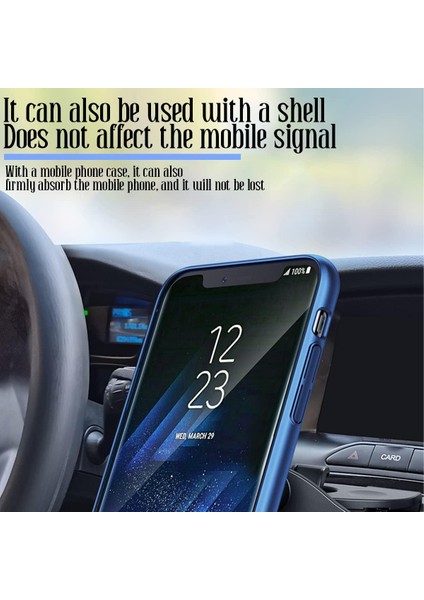 CD Yuvası Için Araç Telefonu Tutacağı, CD Çalar Için Cep Telefonu Montajı, Manyetik Veya Tek Tuşla Açma, Silikon Ped Koruması ve 360° Döndürme, Tüm Iphone, Android, Akıllı Telefonl (Yurt Dışından)