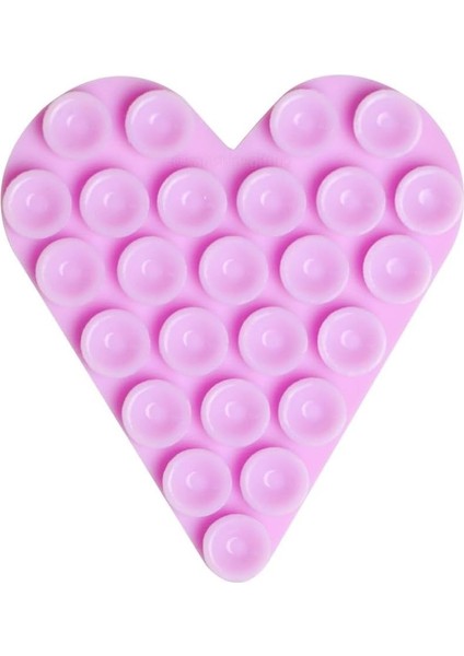 Petit Boo Silikon Çift Taraflı Vantuzlu Eller Serbest Telefon Tutucu: Yeniden Kullanılabilir ve Çıkarılabilir Güçlü Tutuşlu Mobil Aksesuar. (Pastel Mor) (Yurt Dışından)