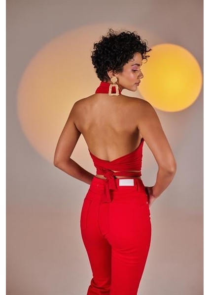 Wrap Top Kırmızı