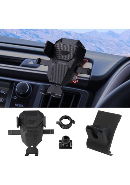 Toyota Rav4 2013-2018 Için Cep Telefonu Tutucu Aksesuarları Araba Cep Telefonu Tutucu 4-7 Inç Telefonlar Için Hava Firar Dağı Kalın Kılıf Dostu Tamamen Ayarlanabilir Stand (Yurt Dışından)