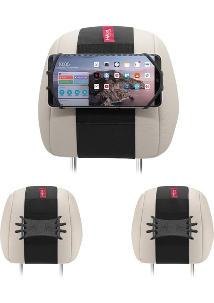 2'li Paket Araç Telefonu Kafalık Tutucu - Çocuklar Için Araç Arka Koltuk Kafalık Telefon Bağlantısı, Yol Gezisi Temelleri, Iphone, Samsung, Google, Huawei, Nokia, Diğer Akıllı Tele (Yurt Dışından) fiyatları