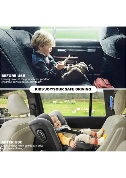 2'li Paket Araç Telefonu Kafalık Tutucu - Çocuklar Için Araç Arka Koltuk Kafalık Telefon Bağlantısı, Yol Gezisi Temelleri, Iphone, Samsung, Google, Huawei, Nokia, Diğer Akıllı Tele (Yurt Dışından) fırsatları