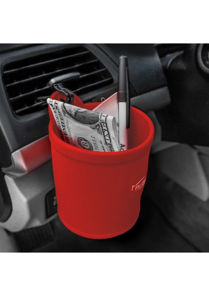 Silikon Ön Panele/havalandırmaya Monte Bardaklık (Akıllı Telefon, Iphone, Galaxy Coin Grip) Kırmızı (Yurt Dışından) fırsatları