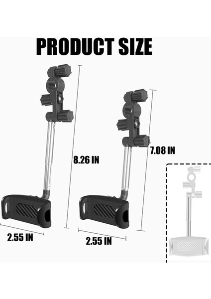 Araç Telefonu Tutacağı, 360° Dönebilen Otomobil Dikiz Aynası Cep Telefonu Braketi, Geri Çekilebilir Evrensel Telefon Gps Bağlantısı, iPhone Android ile Uyumlu Sarsıntı Önleyici Ell (Yurt Dışından) fiyatları