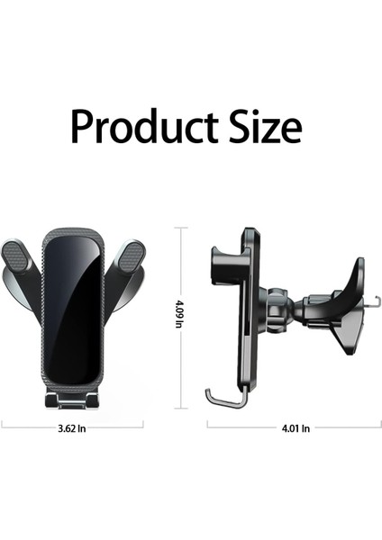 Havalandırma Için Araç Telefonu Tutucu, Otomatik Hava Çıkışı Için Cep Telefonu Bağlantısı, 3 Nokta Destekli Cep Telefonu Tutucu, Eller Serbest Için Sağlam Darbeye Dayanıklı Otomobi (Yurt Dışından) fiyatları