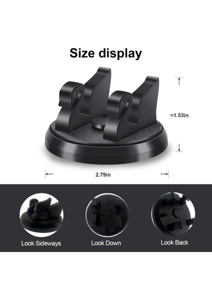 Araba Için Gösterge Paneli Telefon Tutucu Dikey Yatay 360 Döndürme, Araba Için Cep Telefonu Tutucu I-Phone ile Uyumlu Samsung Android Akıllı Telefonlar Çeşitli Gösterge Panelleri I (Yurt Dışından) fiyatları