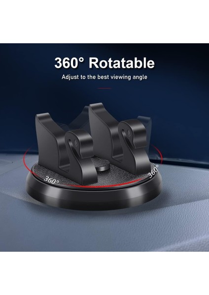 Araba Için Gösterge Paneli Telefon Tutucu Dikey Yatay 360 Döndürme, Araba Için Cep Telefonu Tutucu I-Phone ile Uyumlu Samsung Android Akıllı Telefonlar Çeşitli Gösterge Panelleri I (Yurt Dışından) modelleri