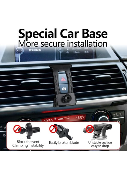 Bmw X5 2007-2013 Için Araç Telefonu Tutucu Dağı, Bmw X6 2008-2014 E70 E71 3.0si 4.8i Xdrive 30I 35D 48I 50I Oto Aksesuarları Iç Dekorasyon Cep Cep Akıllı Telefon Braketi (Yurt Dışından) fırsatları