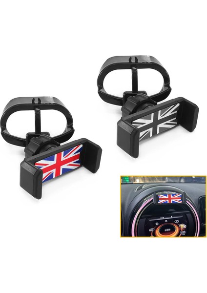 Cooper Clubman Countryman Hatchback F54 F55 F56 F57 F60 2014-2021 Akıllı Telefon Destek Sepeti (F54F55F56F60 2014-2021 Kırmızı) Için 360 ° Dönebilen Telefon Tutucu Gps Bardak Monta (Yurt Dışından) modelleri