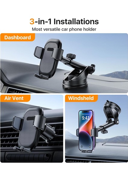 Arabanız Için Ultra Sağlam Telefon Tutucular 【yükseltilmiş Rotasyon Vantuz】 Cep Telefonu Araç Montajı Evrensel Araç Telefonu Tutucu Montajı Uzun Ayarlanabilir Kol Kontrol Paneli Tü (Yurt Dışından) fiyatları