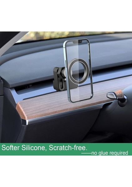 2021-2023 Tesla Model 3 ve 2021-2024 Model Y’ye Özel Tasarlanmış Tesla Telefon Tutucu, Magsafe Tesla Model Y Tüm Telefonlarla Uyumlu Telefon Tutucu (Yurt Dışından) modelleri