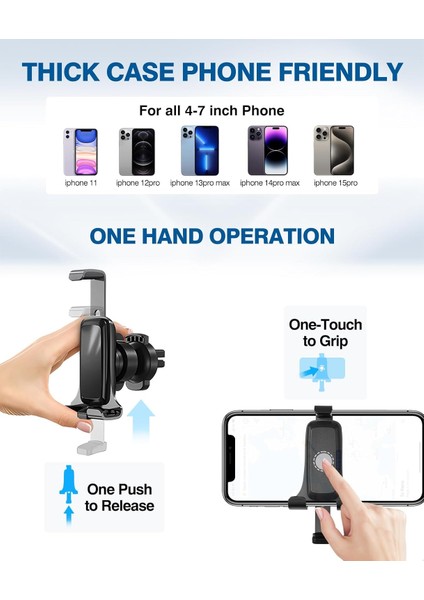 2013-2018 Toyota Rav4 Için Araç Cep Telefonu Tutucu Aksesuarları Hava Firar Cep Telefonu Montajı Handsfree Kalın Kılıf Dostu Ayarlanabilir Rav4 Telefon Tutucu 4-7 Inç Telefon Stand (Yurt Dışından) fiyatları