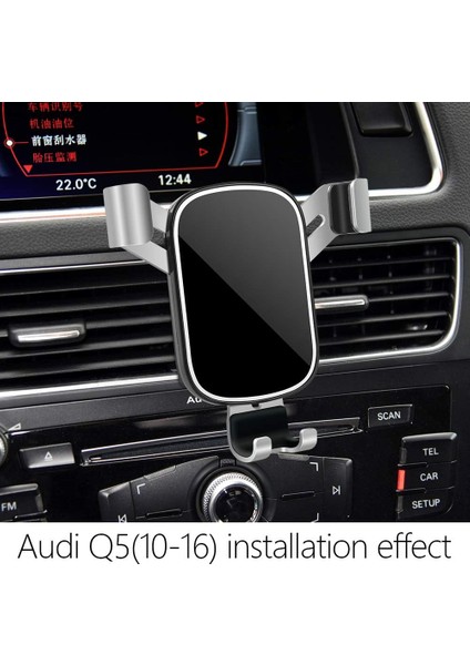 Audi Q5 2010-2016 ve Audi Sq5 2014-2017 Için Lunqın Araç Telefonu Tutucu Oto Iç Aksesuarları En Iyi Telefonlar Montaj Cep Cep Telefonu Mobil Beşik Şarj Navigasyon Braketi Ekran Hav (Yurt Dışından)
