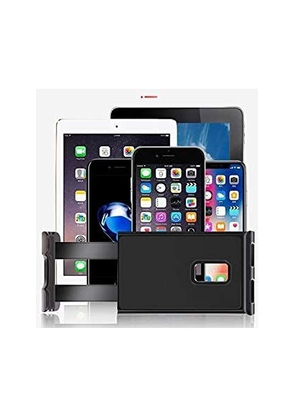 Samsung Galaxy Z Fold 4 Için Cep Telefonu Araç Tutucu, Z Fold 5, Tek Dokunuş Tasarımlı Güçlü Yapışkan Jel Ped Galaxy Z Fold 3 ile Uyumlu Araç Telefonu Tutucu (Siyah) (Yurt Dışından)