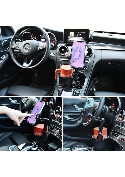 Telefon Montajlı Araç Bardak Tutucu Genişletici, Uyumlu iPhone Samsung ve Tüm Akıllı Telefonlar Için Dayanıklı Hücre, Büyük Hidro Şişe/yeti ve Most 12-40OZ (Yurt Dışından) fırsatları