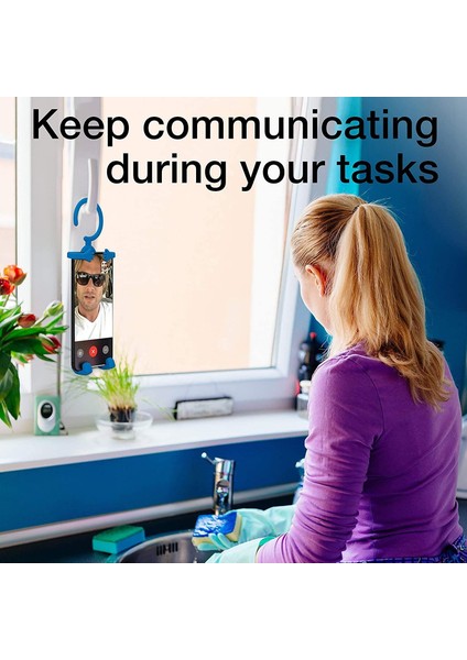 Plus Flex Telefon Tutucu ve Stand - 6,75 Inçe Kadar Araba Bisikleti ve Masa Için Ayarlanabilir Esnek Silikon Kılıf Asma Montaj Parçası Büyük Cep Telefonları - iPhone Xs Xr 11 Se - (Yurt Dışından) modelleri