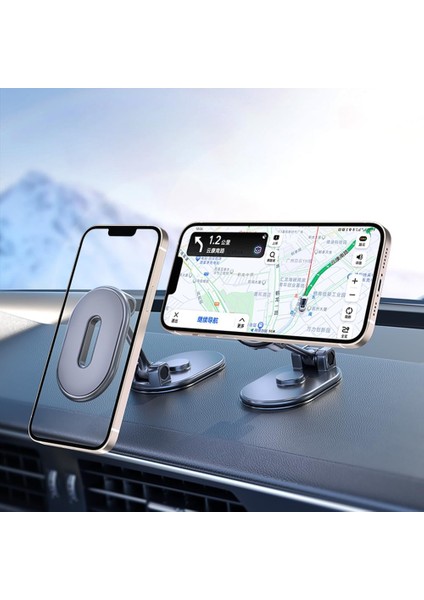 Manyetik Araç Telefonu Tutucu [yükseltme 8 Güçlü Mıknatıs] Yeni Alaşım Katlanabilir Manyetik Araç Telefonu Tutucu [360° Döndürme] Evrensel Kontrol Paneli Telefon Tutucu (2'li Paket (Yurt Dışından) fiyatları