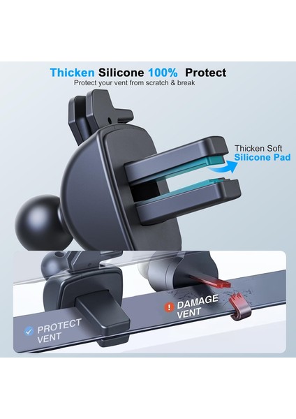 Telefon Tutucu Araba - Magsafe Araç Montajı Için Güçlü Manyetik, iPhone 11 12 13 14 15 Plus Pro Max ve Büyük Cep Telefonları Için Araç Telefonu Tutucular, Ac Havalandırma Montaj Kl (Yurt Dışından)