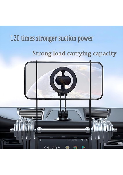 Robotik Kol Araç Telefonu Tutucu, Evrensel 360° Pro Robotik Kol Araç Telefonu Tutucu, Cep Telefonu Için Manyetik Araç Montajı, Ayarlanabilir Kol, 2 Mıknatıs Bobini ve 2 Yedek Yapış (Yurt Dışından) modelleri