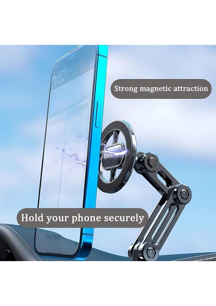 Robotik Kol Araç Telefonu Tutucu, Evrensel 360° Pro Robotik Kol Araç Telefonu Tutucu, Cep Telefonu Için Manyetik Araç Montajı, Ayarlanabilir Kol, 2 Mıknatıs Bobini ve 2 Yedek Yapış (Yurt Dışından) fırsatları