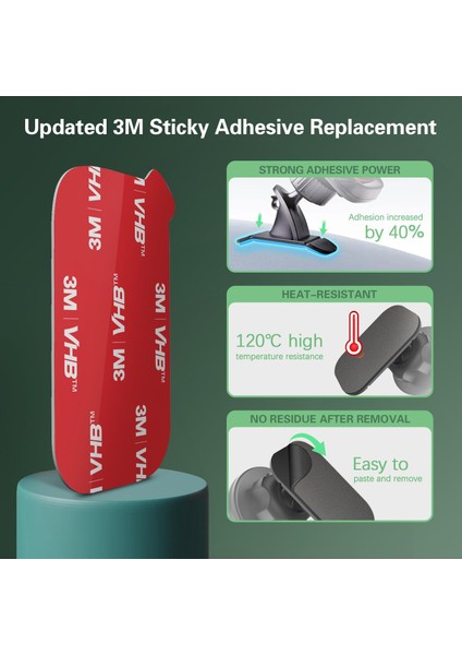 Paket Dikdörtgen Isı Direnci Çift Taraflı Bant 3m Vhb Etiket Pedleri Manyetik Kontrol Paneli Için Yapışkan Yapışkan Değiştirme Dash Için Araç Montaj Tutacağı Tabanı Mıknatıslı Tele (Yurt Dışından) fiyatları