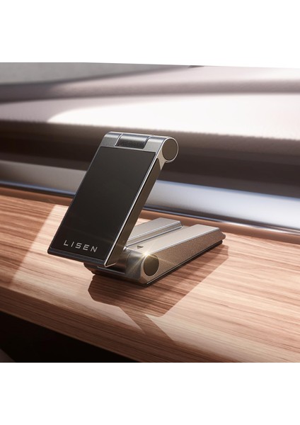 Araba Için Manyetik Telefon Tutucu, 360° Döndürülebilir Alaşımlı Katlanır Dash Telefon Tutucu, 2023 Süper Mıknatıslı Metal Kontrol Paneli Manyetik Telefon Montajı, Süper Etiket, Ko (Yurt Dışından)