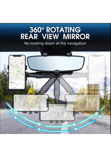 Magsafe Için Dikiz Aynası Araba Için Telefon Tutucu, Döndürülebilir ve Geri Çekilebilir Araç Telefonu Tutucu Montajı 2024 Yükseltilmiş 360° Dikiz Aynası Telefon Tutucu Pro Klip Iph (Yurt Dışından) fiyatları