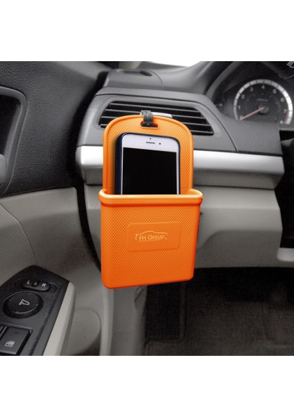 FH3022ORANGE Turuncu Silikon Araç Havalandırmasına Monte Akıllı Telefonlar Için Telefon Tutucu (Iphone Plus, Galaxy Note, Vb.) (Yurt Dışından)