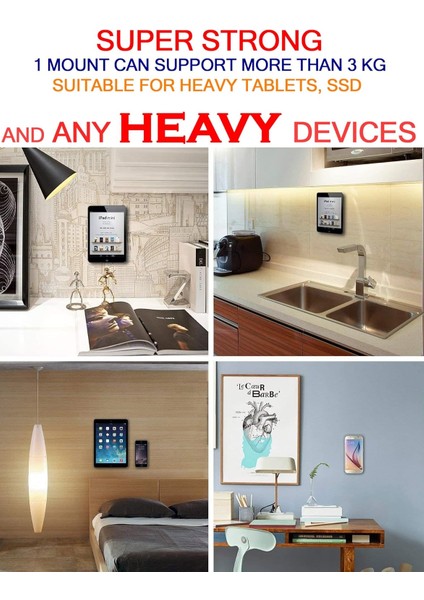 Gösterge Paneli, Duvar, Buzdolabı, Kamyon, Ayna Için Magsafe Araç Montaj Aparatı 2'li Paket ile Uyumludur. iPhone 15 14 Plus 13 Pro Max 12 Mini Için Manyetik Telefon Montaj Parçası (Yurt Dışından)