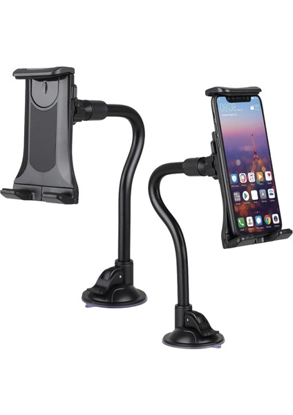 Mükemmel Parça Araç Telefonu Tutucu - Arabanız Için 360° Evrensel Cep Telefonu Tutucu Montajı, Araba Için Telefon Standı, Ön Cam Cep Telefonu Araç Montajı, Cep Telefonu ve Gps Için (Yurt Dışından)