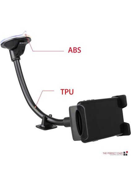 Mükemmel Parça Araç Telefonu Tutucu - Arabanız Için 360° Evrensel Cep Telefonu Tutucu Montajı, Araba Için Telefon Standı, Ön Cam Cep Telefonu Araç Montajı, Cep Telefonu ve Gps Için (Yurt Dışından) fırsatları