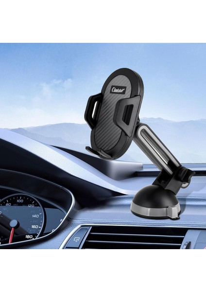 Araç Telefonu Tutucu Kontrol Paneli ve Ön Cam Akıllı Telefonlar ve Gps Cihazları Için Cep Telefonu Montajı Güvenli Ayarlanabilir Evrensel Cep Telefonu Tutucu (Yurt Dışından)