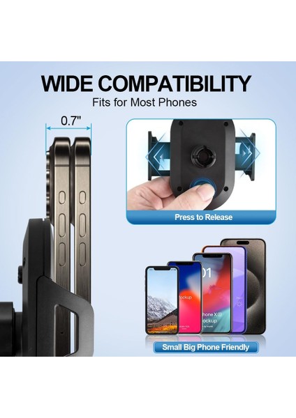 Araç Telefonu Tutucu Kontrol Paneli ve Ön Cam Akıllı Telefonlar ve Gps Cihazları Için Cep Telefonu Montajı Güvenli Ayarlanabilir Evrensel Cep Telefonu Tutucu (Yurt Dışından) modelleri