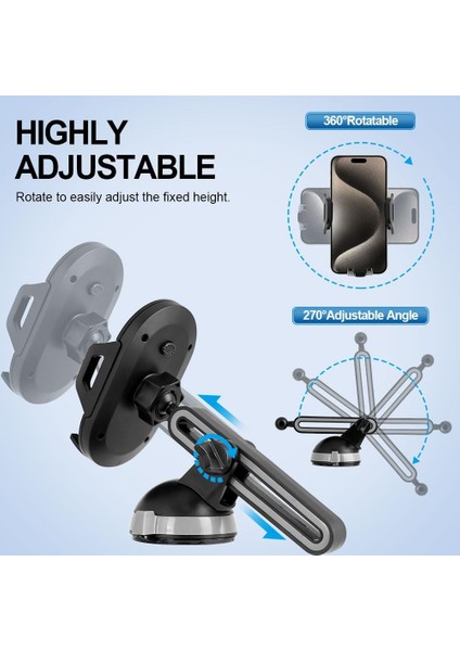Araç Telefonu Tutucu Kontrol Paneli ve Ön Cam Akıllı Telefonlar ve Gps Cihazları Için Cep Telefonu Montajı Güvenli Ayarlanabilir Evrensel Cep Telefonu Tutucu (Yurt Dışından) fırsatları