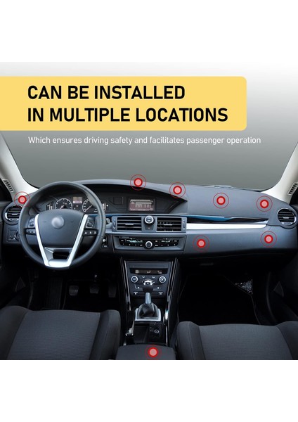 Pack-2 Araç Telefonu Tutucu, Kontrol Paneli Araç Telefonu Montaj Parçası, 360 Derece Dönebilen Cep Telefonu Montaj Parçası, Tüm Akıllı Telefonlar Için Ayarlanabilir Araç Montaj Par (Yurt Dışından) modelleri