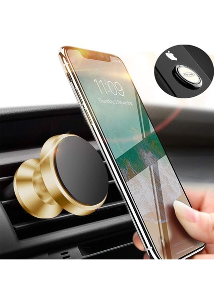 Telefon Zil Tutucu Parmak Kickstand Manyetik Telefon ile Evrensel Parmak Yüzük Standı Araç Montaj Tutucu Araba Hava Firar Manyetik Montaj Araç Telefon Tutucu IPHONE12 IPHONE11 Pro (Yurt Dışından) fiyatları
