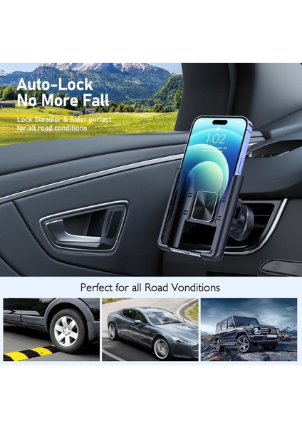 Evrensel Araç Montaj Tutucu Telefon, Araba Için Hava Firar Telefon Tutucu, Klipsli Araç Telefonu Tutucu, iPhone 13 Serisi/iphone 12 Serisi/11 Pro Max/se/xr ve Tüm 4,5-6,7 Inç Telef (Yurt Dışından) fiyatları