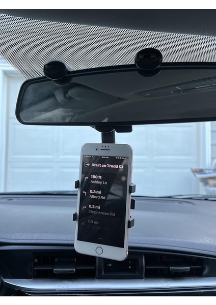Gratiam 360° Dikiz Aynası Telefon Tutucu, Evrensel Dönebilen ve Geri Çekilebilir Araç Telefonu Tutucu, Tüm Telefonlar ve Araba Için Çok Fonksiyonlu Araç Dikiz Telefon Montaj Standı (Yurt Dışından) fırsatları