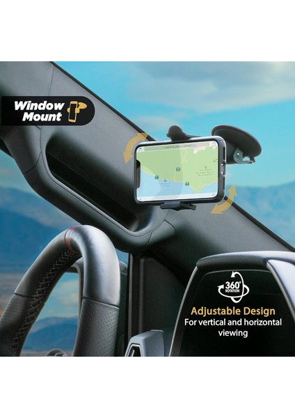 Hdvm-1 Mobil Cihazlar Için 3'ü 1 Arada Evrensel Havalandırma ve Vantuz Montajı | Stickgrip Tabanı ve Havalandırma Klipsleri Dahildir (Yurt Dışından) fırsatları