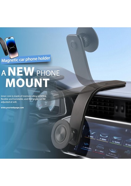 Araba Için Manyetik Telefon Tutucu, Güçlü Mıknatıslar ve Emme Araç Telefonu Tutacağı Montaj Paneli Ön Cam Cep Telefonu Tutucu Telefon Standı iPhone 15 14 13 12 Pro Plus Max Mini An (Yurt Dışından) fiyatları