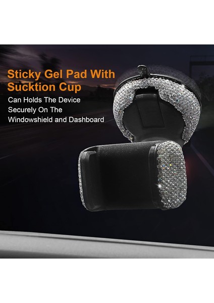 Araba Için Bling Telefon Tutucu, Girly Yapay Elmas Araba Kontrol Paneli Ön Cam Cep Telefonu Montajı, 360 Derece Ayarlanabilir Parıltılı Kadınlar Için Işıltılı El Işi Elmas Araba De (Yurt Dışından) modelleri