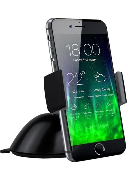 Pro Dash Evrensel Dashboard Ön Cam Akıllı Telefon Tüm iPhone ve Android Cihazlar Için Araç Montaj Tutacağı, Siyah (Yurt Dışından)