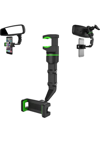 Rotato Grip Cep Telefonu Tutucu, Rotatogrip Telefon Tutucu, Rotato Grip Telefon Tutucu, Rotato Grip Çok Fonksiyonlu Dikiz Aynası Telefon Tutucu, Araba Dikiz Aynası Telefon Tutucu ( (Yurt Dışından)