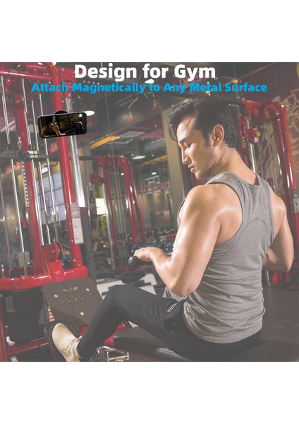 Magsafe Için Spor Salonu Ağır Hizmet Manyetik Telefon Tutucu - Kullanımı Kolay Çift Manyetik Telefon Montajı Metal Yüzeye Takılır, iPhone 15 14 13 12 Plus Pro Max Mini Serisi ve Ma (Yurt Dışından) fiyatları